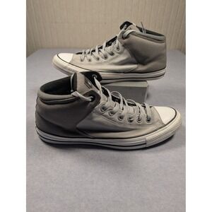 Converse All Star High Street Men 13 Grey Mid Top Sneakers Excellent